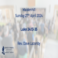 Sunday 27th April 2025