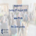 Sunday 31st August 2025