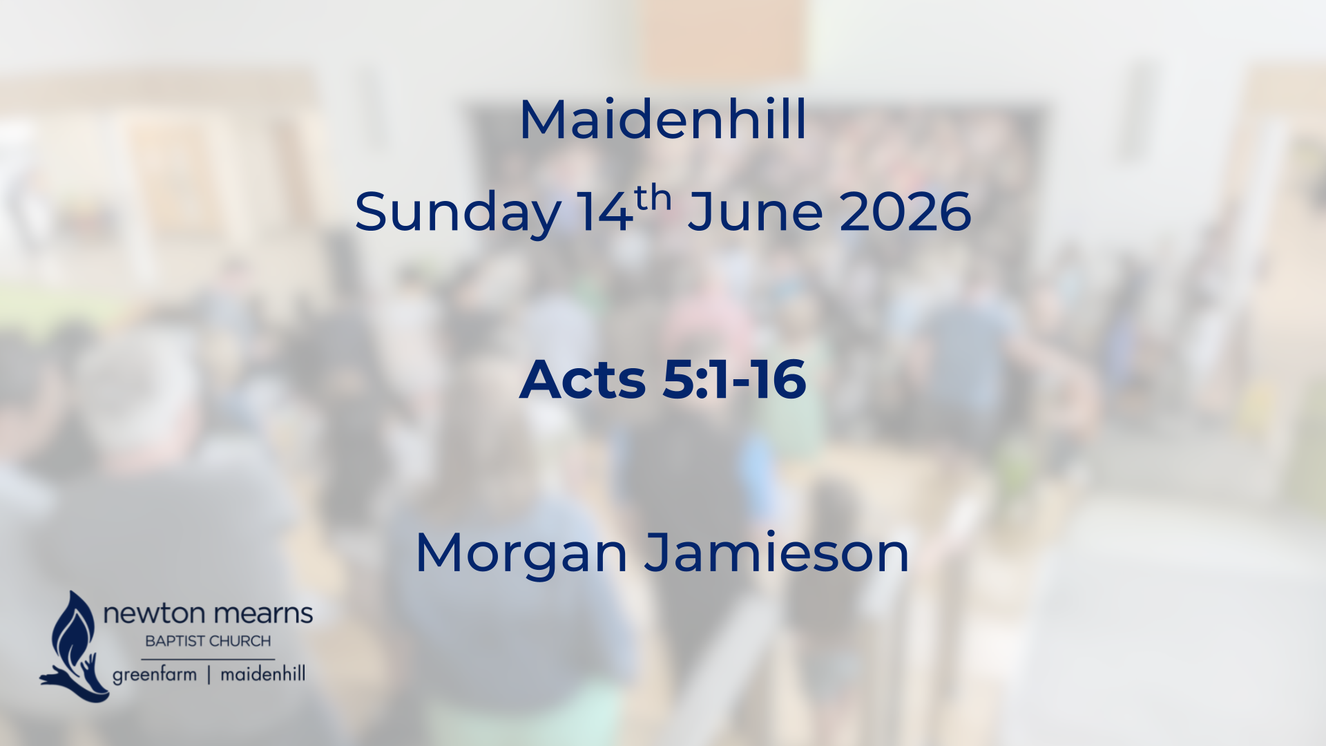 Sunday 14th May 2026
