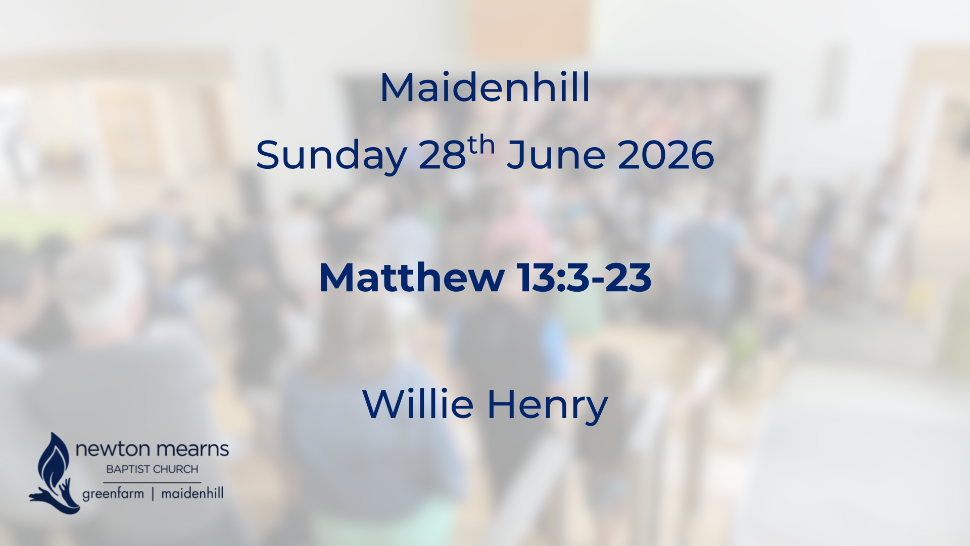 Sunday 28th June 2026