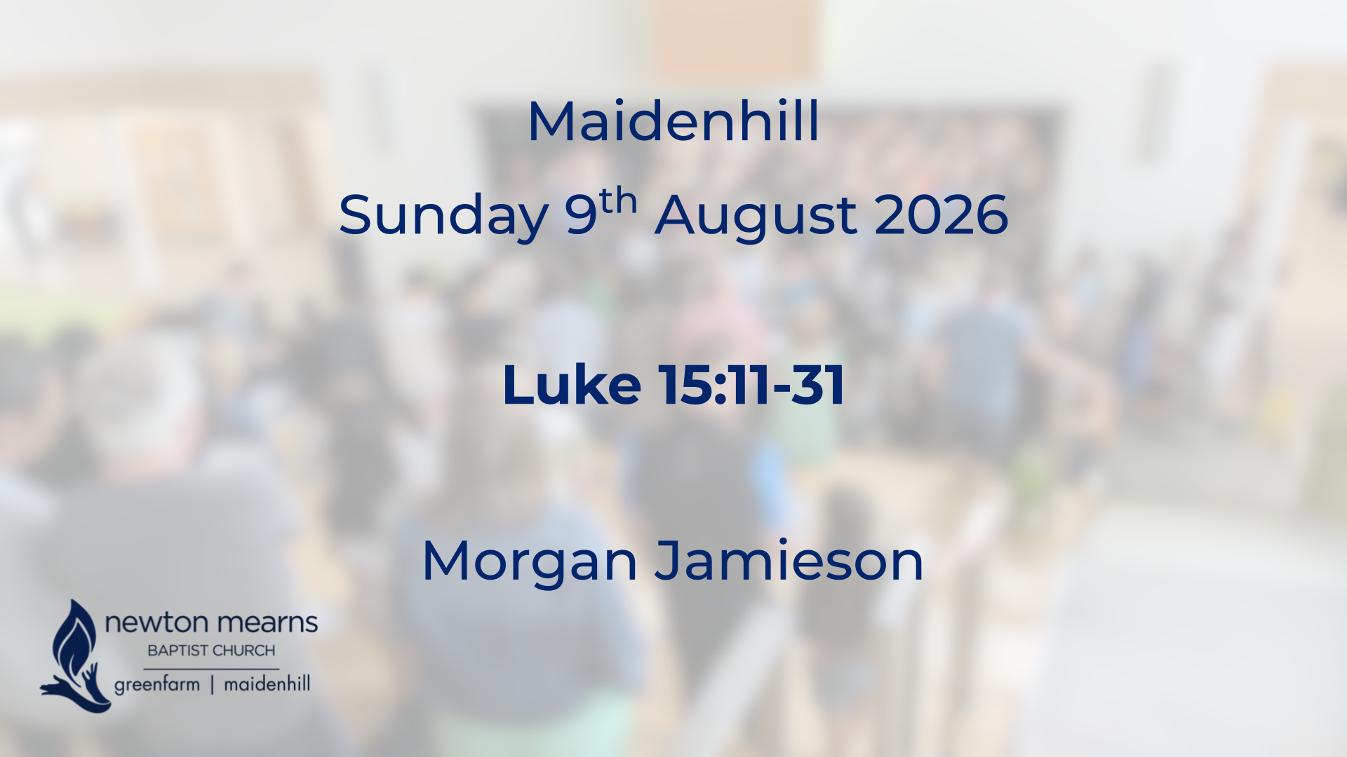 Sunday 9th August 2026