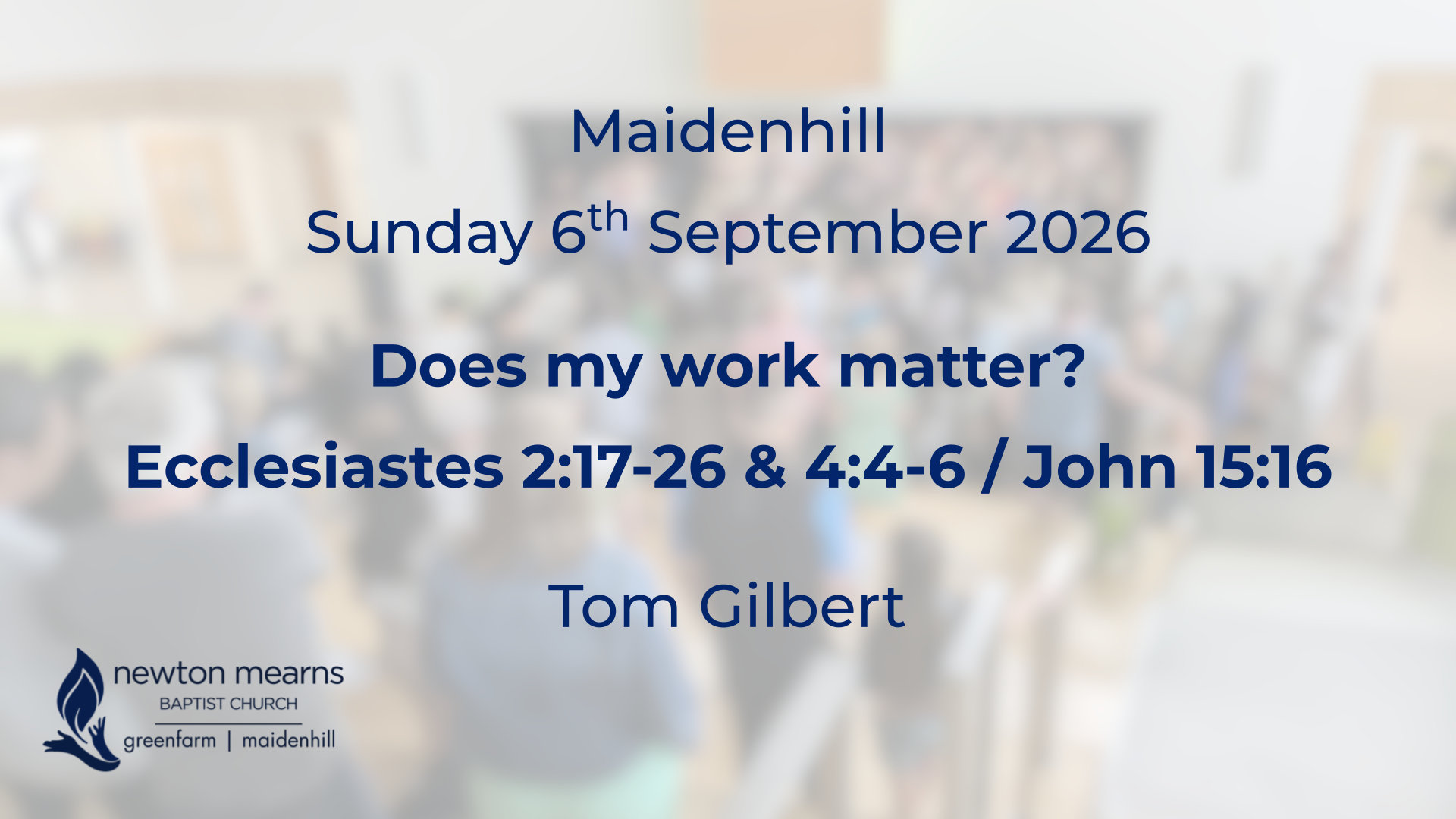Sunday 6th September 2026