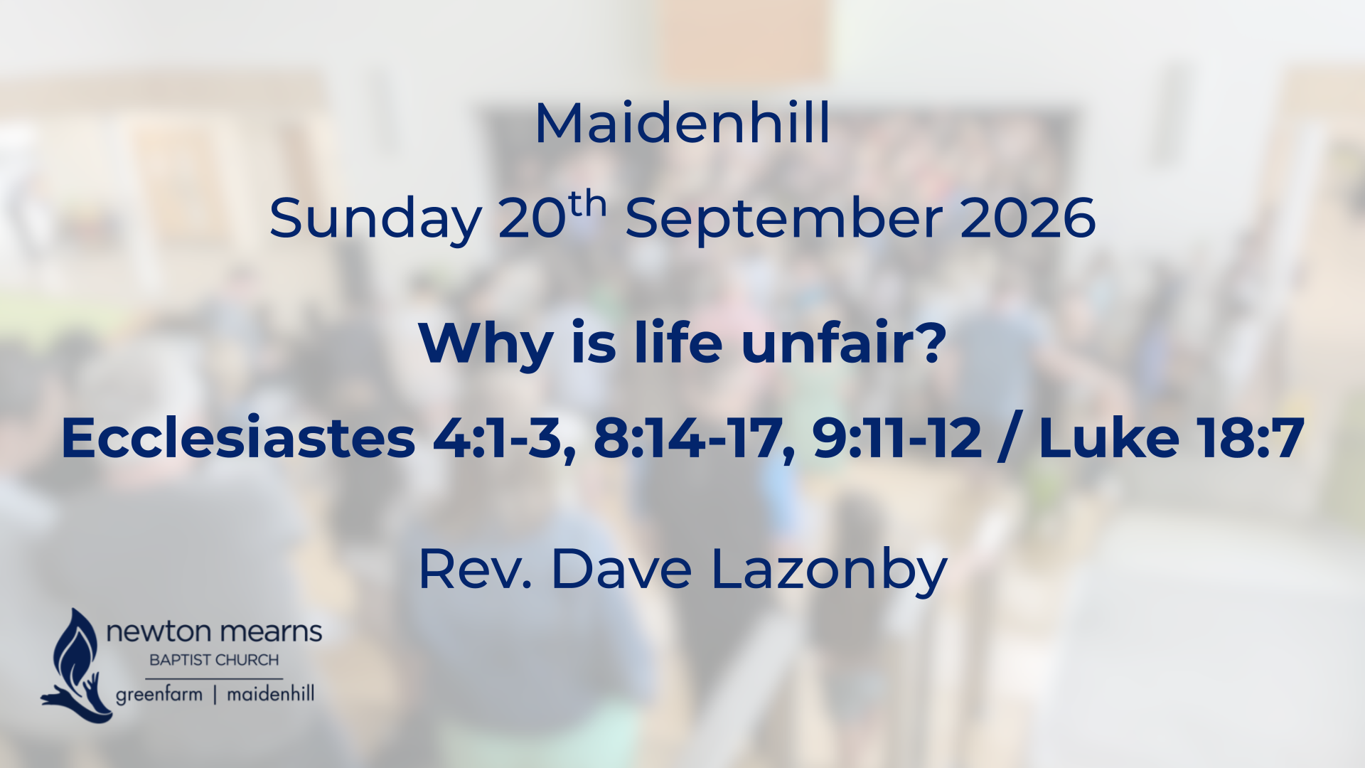 Sunday 20th September 2026