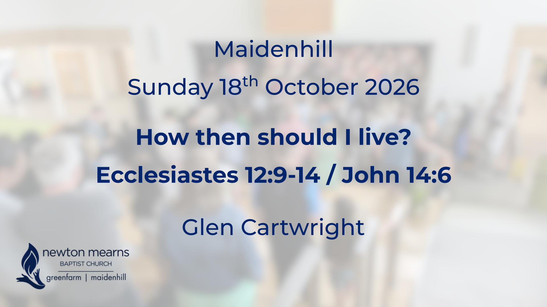 Sunday 18th October 2026